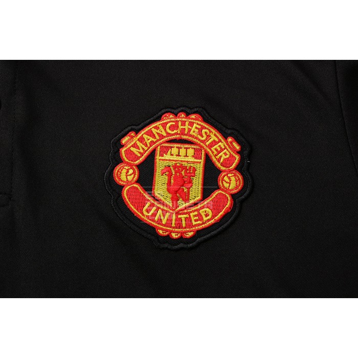 Camiseta Polo del Manchester United 22-23 Negro - Haga un click en la imagen para cerrar